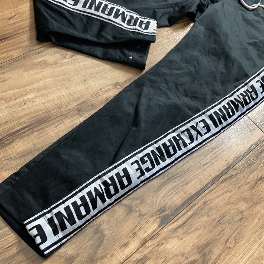 Armani Exchange Luxury Joggers Sweetpants Workout pants XS Zippered Pockets AE - Picture 6 of 12